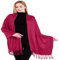 CJ Apparel Fuchsia Rosa Einfarbiges Design Stola Schal Umschlagtuch Schultertuch Tuch Zweite Wahl Pashmina NEU