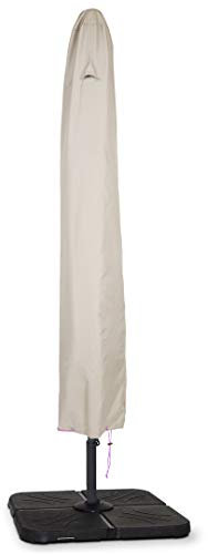 Cov'Up Housse de Protection de Parasol Droit Diamètre 57 cm x Hauteur 210 cm, Taupe