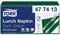 Tork 477413 Soft Lunchservietten Dunkelgrün / 3lagige, saugfähige Papierservietten in Grün / Vielfältig verwendbar / Advanced Qualität / 10 x 150 Servietten (1500) / 32,6 x 33 cm (B x L) / 1/4-Falz
