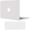 TECOOL Hülle Kompatibel mit Alten MacBook Air 13 Zoll 2010-2017 (A1466 A1369), Ultradünne Schutzhülle Hartschale Case mit Tastaturschutz (EU Layout), Frost
