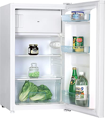 Igenix IG348R Under Counter Fridge with a 3 star Ice Box, 48 cm, White [Energy Class A+]