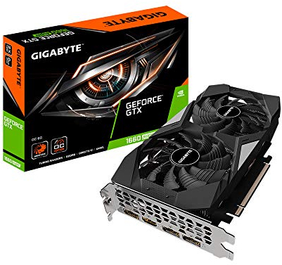Gigabyte GeForce GTX 1660 SUPER OC 6G 6GB GDDR6 Scheda Grafica- 3x DisplayPort/HDMI (Ricondizionato)