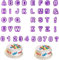 40pcs Alphabet Number Letter Cutter, Baking Mould Decorating Set for Cookie Fondant Cake Biscuit