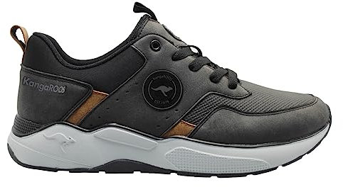 KangaROOS Herren KO-Fio Sneaker, Jet Black, 45 EU