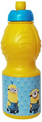 Fomax TRINKFLASCHE Günstlinge Minions 400ml Wasserflasche Trinkbecher Sportflasche Fahrradflasche Flasche Trinkbecher Getränkeflasche Becher 26