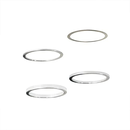 Lotatheta Headset Riser Front Fork Washer Spacers Gasket 0.3mm 1mm 2mm 3mm Bike Bicycle Cassette Adjustment for Mountain Bike Road Bike