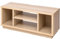 Iris Ohyama, TV-Möbel, TV-Schrank, TV-Bank, TV-Halterung für Bildschirme bis zu 43 Zoll, 4 Regale, Kabelauslass, Verstellbare Füße, Schlafzimmer, Wohnzimmer - TV Cabinet Standard OTS-100S - Hellbraun