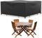 Housses pour Mobilier de Jardin Imperméable 150x150x75 cm, Mrrihand Housse Salon de Jardin Tissu Oxford 600D Résistant au Vent, Housse Table de Jardin pour Ensembles de Mobilier, Tables et Chaises
