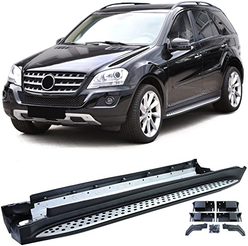 Alu Trittbretter Schweller OE Optik mit ABE für Mercedes ML W164 M Klasse 05-11