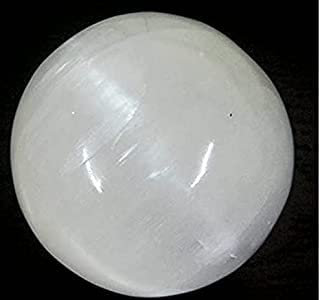 ALCHIMIA- Pietra selenite cristalloterapia reiki meditazione chakra provenienza Marocco Sfera mm.60