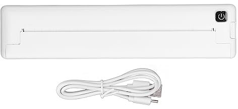 Stampante Termica A4 Stampante Portatile Termica Wireless Bluetooth Portatile Stampanti Viaggio InklessMobile Compatibili con Telefoni e Laptop Android e IOS