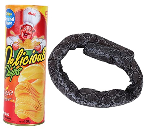 Keenso Streichspielzeug, Kartoffelchip-Dosen, Pommes-Spielzeug, Schlange in Einer Dose, Trick-Gag-Geschenkspielzeug