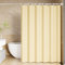 KnSam Rideau Douche, Beige, 150x200cm, Simple Moderne, PEVA, Rideau Salle de Bain Imperméable avec Anneaux