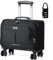Lekeinchi Laptop Bag with Wheels,Softside Hand Luggage Rolling Briefcase Women Laptop Trolley for Work/Travel/Business, Waterproof Underseat Cabin Bags (BP-683017BKL01)