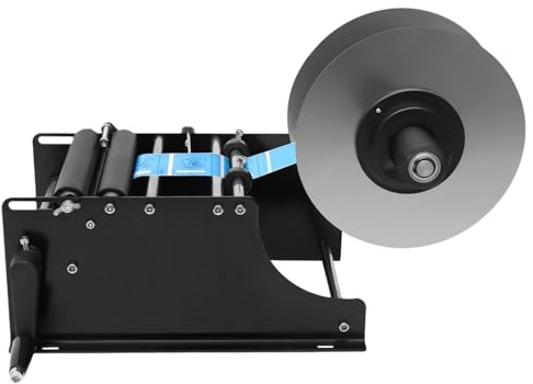 lalaleny Etichettatrice manuale per bottiglie rotonde, per bottiglie da 20-120 mm