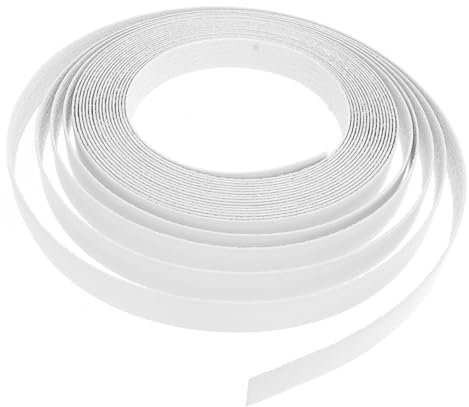 jojofuny 1rolle Kantenumleimer Selbstklebendes Möbelrestaurierungsklebeband Weißer Kantenband Für Möbel Breit Für Plywood Und Spanplatten Einfache Anwendung Und Dauerhafte Verbindung