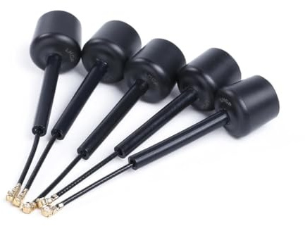 LSFWJP Antenne für IFlight Albatros 5,8G 3dbi VTX FPV UFL für IPEX LHCP 60mm 75mm 150mm für Caddx Vista Digital FPV RC Racing Drone RC Modelle (Schwarz)