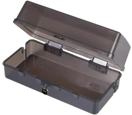 Boîte électrique d'extérieur – Boîte de câbles étanche, boîte de rallonge extérieure | Boîte de prise étanche à 6 trous de sortie – Boîte de rangement verrouillable pour chargeur de voiture électrique