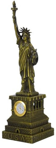 GOOHOCHY Freiheitsstatue Modell Skulptur Für Heim Und Bürodékor Metallfigur Mit Detailverarbeitung Dekoratives Schreibtischornament