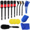 Adunsiaoto Auto Reinigungs Bürsten Set, Autos Reinigung Set Für Innen-Und-Außenraum, Autos Detail Pinsel Außenraum Autopflege, Felgenbürste Auto Detailing Sets, Universal-Auto-Reinigungsbürsten