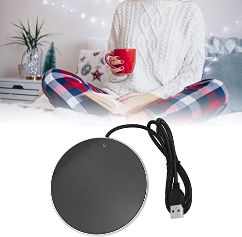 Coffee Mug Warmer 55°C Constant Temperature, usb cup warmer usb cup warmer 3 Levels Small Light Smart USB Candle Warmer Heating Plate, usb cup warmer, coffee cup warmer for Water Tea Milk, Coffee Warm