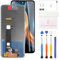 Schermo LCD di ricambio per Motorola Moto G34 5G XT2363-2 Display LCD Touch Screen Digitizer Assembly con strumenti (6,5 pollici, nero)