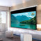 72 Motorized Rising Screen with Remote Control Electric Screens 4:3 16:9 4k HD Electric Projector Screen Perfect for Home Office Theater TV(72inch(16:9))