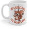 Teecustom Tasse Me Casse Pas les Noisettes – Mug Écureuil Colérique – Cadeau Humour Animalier Céramique 325ml