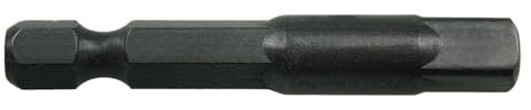 SW-Stahl EH-2 Einsatzhalter 1/4 Sechskant auf 1/4 Vierkant, 25 mm | Adapter Steckschlüsseleinsatz aus Chrom-Vanadium-Stahl, für Bohrmaschinen und Akkuschrauber geeignet, lose verpackt