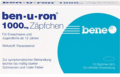ben-u-ron 1000 mg Zäpfchen, 10 St.