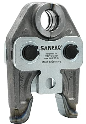 Sanpro Pressbacke/Presszange - TH - Profil, Größe TH 32 (Presszange Presskontur Kontur TH 16 20 32 26 THPRESS TH20 TH26 TH32 TH40 TH16 Verbundrohr pressen)