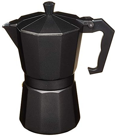 Le'Xpress KitchenCraft 6-Cup Stovetop Espresso Maker, 290 ml - Black