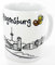 die stadtmeister Keramiktasse Skyline Regensburg - als Geschenk für Regenburger & Fans Regensburgs oder als Souvenir