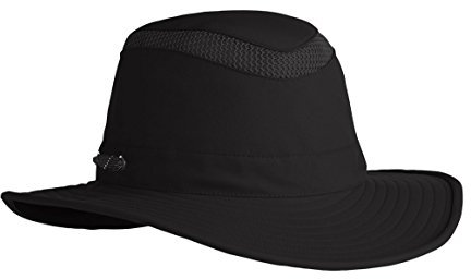 Tilley Unisex LTM6 Airflo Broad Brim Recycled Sonnenhut, Black, 7