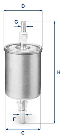 UFI Filters 31.835.00 Filtro Carburante