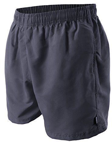 OAHOO Herren Badeshorts (1 Stück) Badehose mit Mesh-Futter und Taschen - Graphit XL