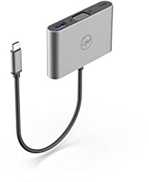 Mobility Lab MAC8011 USB-C Adapter auf VGA, silberfarben silber