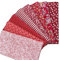 7 Stück 50 x 50 cm Rot Serie klein Blume Lattice Baumwolle Stoff für Patchwork Näharbeiten Tilda Puppe Reinigungstuch telas Patchwork