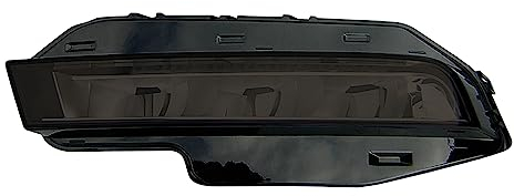 Nebelscheinwerfer Tagfahrleuchten Folien Set Tönungsfolie Aufkleber (Dark Grey, C037 Facelift)