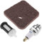 Bowarepro Luft-Kraftstofffilter-Zündkerzen-Sets für FS38 FS45 FS46 FS55 FC55 HS45 KM55 HL45 Rasentrimmer 4140 124 2800