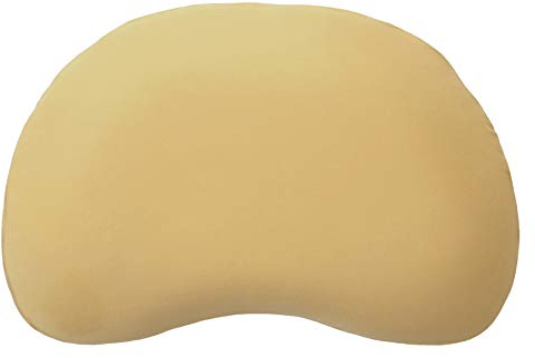 Edda Lux Bezug passend für Tempur Curve S (61 x 40 x 9,5 cm) und M (61 x 40 x 11 cm) Schlafkissen, formbeständiger Jersey Kissenbezug, aus 100% Baumwolle, in Curry