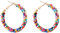 Holibanna Ohrringe, Bohemian, Damen, Ohrringe, Perlen, modisch, Ohrringe aus Kunstharz, hängend, rund, Kunststoff, Perle
