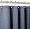 Duschvorhang Leinen mit Metall Duschvorhangringe Stoff Textil Badewannenvorhang Anti Schimmel Bad Vorhang Wasserdicht Badewanne Vorhang Schwerer Shower Curtain Badezimmer - 182 x 182cm (Marineblau)