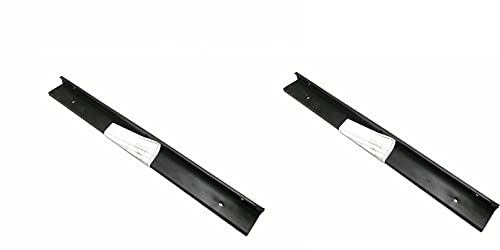 GSC RICAMBI SRL Kit 2 Profilati di Sostegno Vetro Finestrinio per Piaggio APE 50, Nero, Vetro