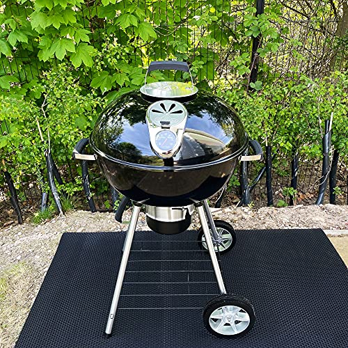 Nicoman Grill-Bodenschutzmatte, Outdoor-Grillmatte, feuerfest, schützt Holz, Terrasse, Kunstrasen, Größe 150 x 90 cm