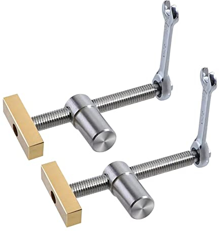 2 Stück Tisch-Werkbank, schnelle feste Clip-Klemmen für 19-mm-Loch, DIY-Positionierung, Holzbearbeitung, verstellbare Desktop-Clips, Befestigung, Schraubstock