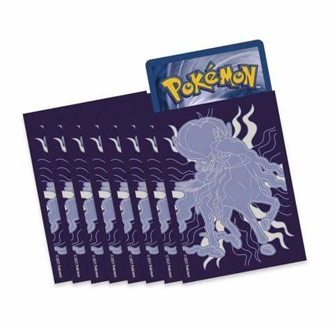 Pokemon Card Sleeves, 65 Pack - Chilling Reign Elite Trainer Box Exclusive - Calyrex Shadow Rider