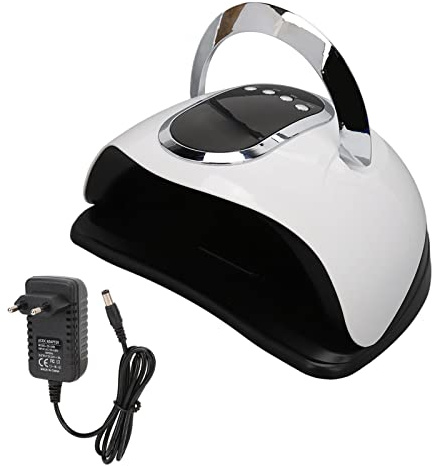 Lampe à Ongles UV LED, Sèche-ongles 280 W, Lampe de Polymérisation Professionnelle pour Vernis à Ongles Gel avec 4 Réglages de Minuterie, Capteur Automatique et écran LCD, Sèche-ongles UV Portable Ada