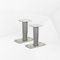BB STANZ Pfostenträger Bodenplatte 160 x 80 x 6 mm (2 Stück) Stützfuß Bodenfuß Betonfuß höhenverstellbar verstellbar mit Platte Trägerplatte 80 x 80 x 6 mm