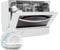 Klarstein 6 Place Setting Mini Dishwasher, Quiet Operation Countertop Dishwasher with 7 Washing Programs, Modern Stainless Steel Door, Easy To Install, White